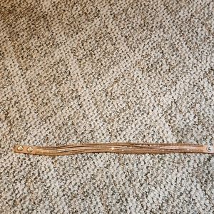 Light tan swarovski crystal wrap bracelet